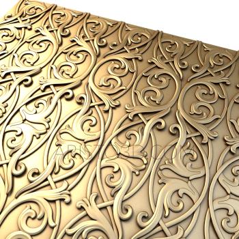 Geometrical panel (PGM_0128) 3D model for CNC machine